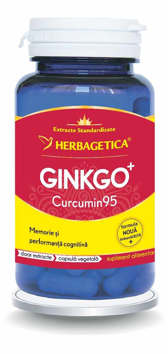 Ginkgo + Curcumin95, 30 capsule, Herbagetica