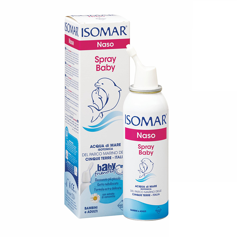 Isomar baby spray nazal cu apa de mare izotonica si musetel 100 ml + 12 ani