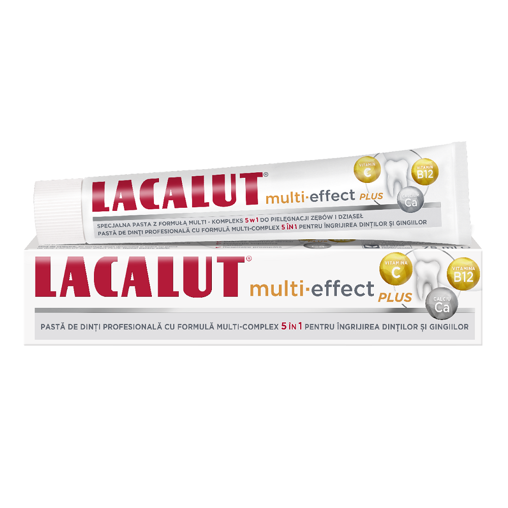 Lacalut multi-effect plus vitamine x 75 ml