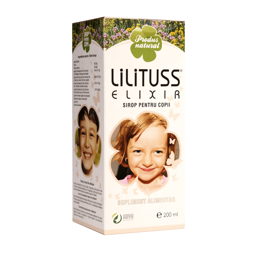 Lilituss Elixir Sirop Copii 200Ml