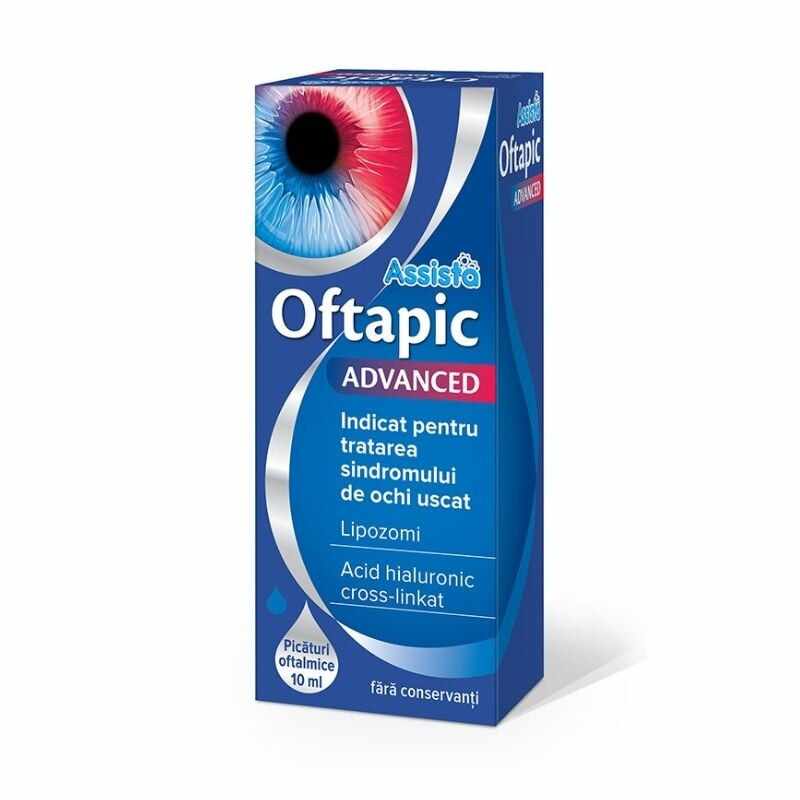 Assista Oftapic Advanced picaturi ochi, 10 ml