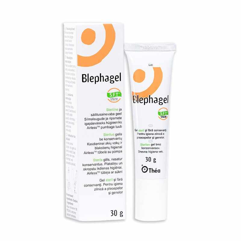 Blephagel, 30 g gel, supliment igiena pleoapelor si genelor
