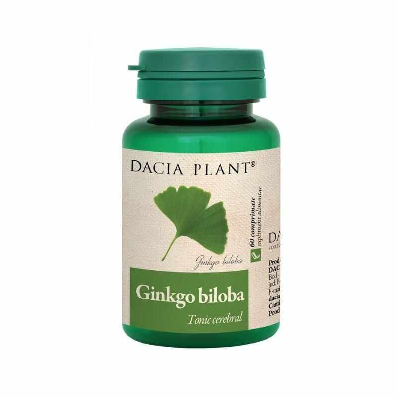 DACIA PLANT Ginkgo Biloba, 60 comprimate
