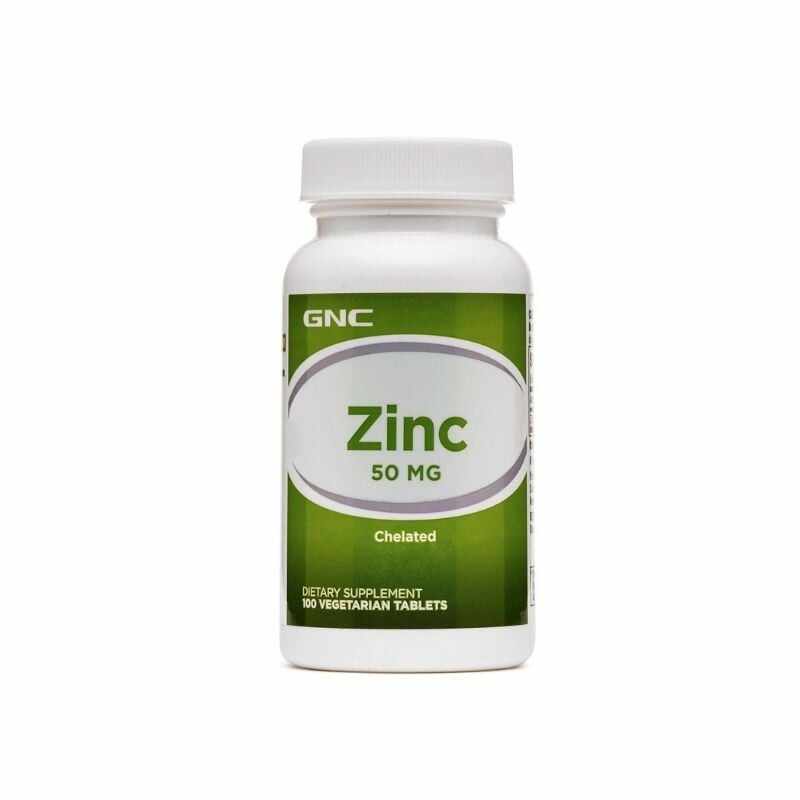 GNC Zinc Chelat 50 mg, 100 tablete