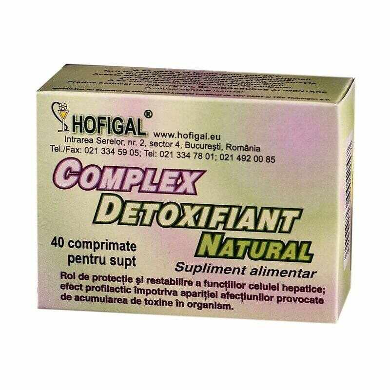 HOFIGAL Complex detoxifiant, 40 capsule
