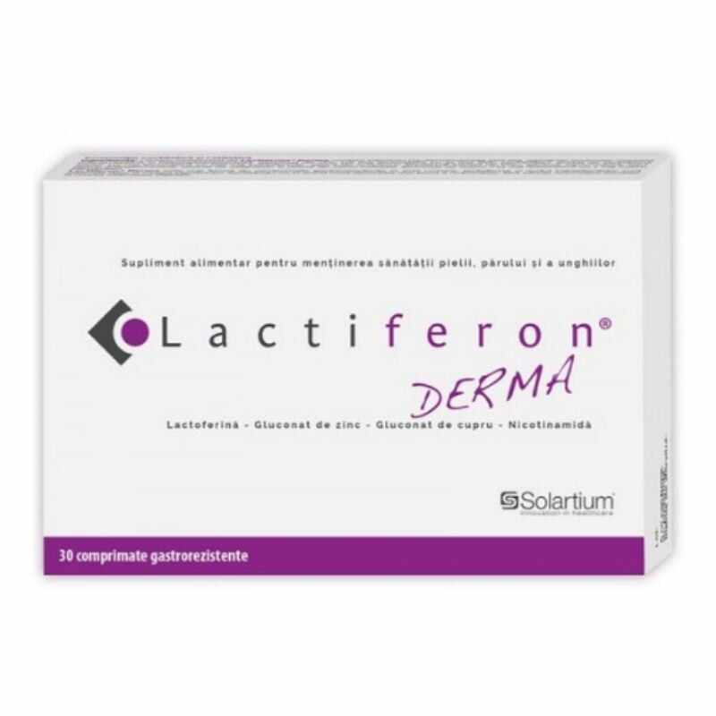 Lactiferon Derma, 30 capsule gastrorezistene