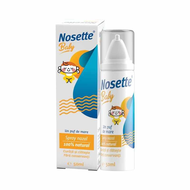 Nosette Baby Spray nazal apa de mare izotonica, 50ml