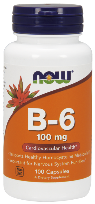 Now B-6 100 mg 100 caps