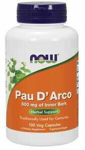 Now Pau D arco 500 mg 100 veg caps