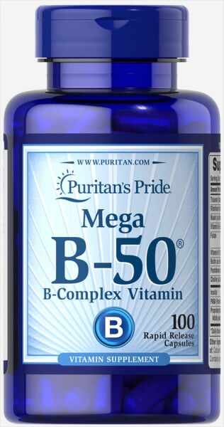 Puritan s Pride Mega B-50 Complex 100 caps