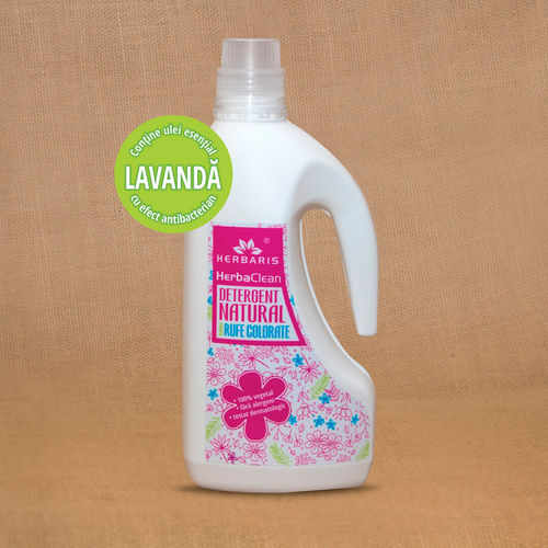 Detergent natural pentru rufe colorate cu Lavandă, 1500ml | Herbaris