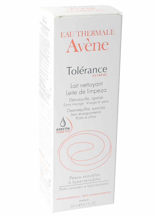 Lapte demachiant pentru piele sensibil Tolerance Extreme, 200 ml, Avene