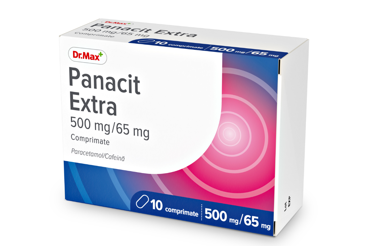 Panacit Extra 500mg/60mg, 10 comprimate, Dr.Max