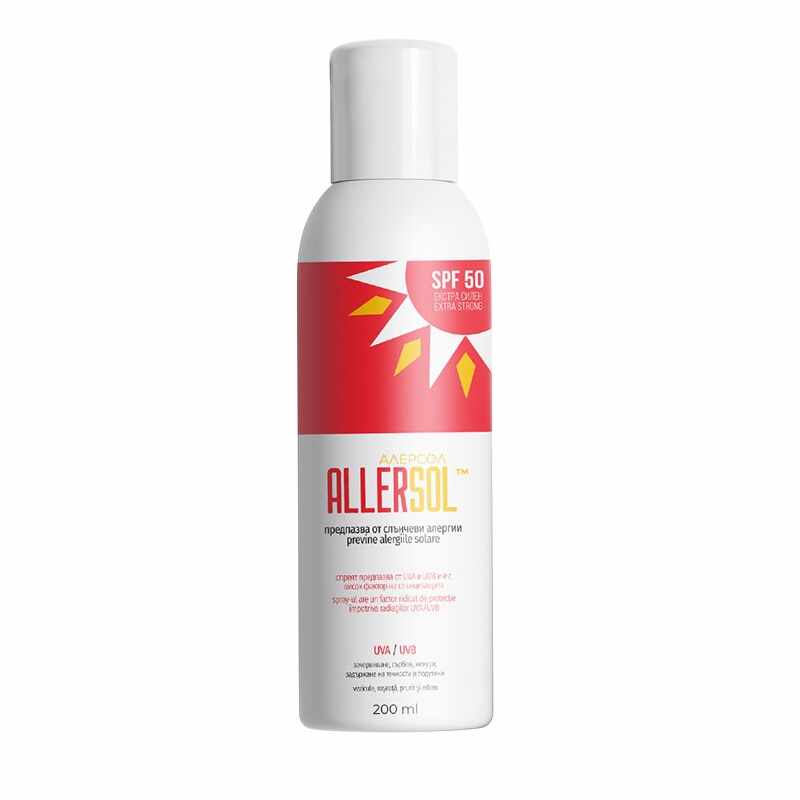 Spray cu SPF 50 Allersol, 200ml, NaturPharma
