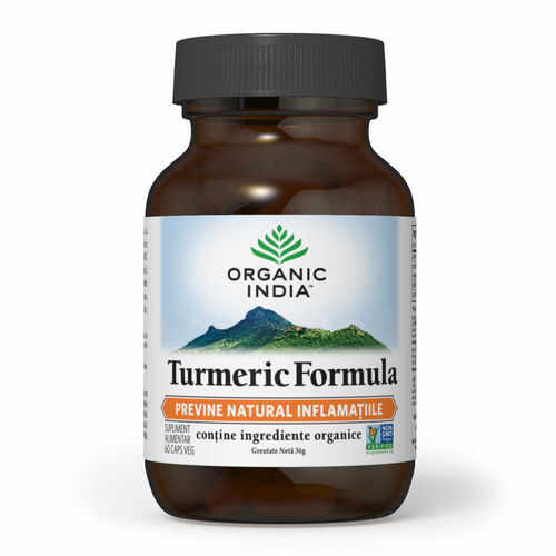 Turmeric Formula Antiinflamator Natural 60 cps | Organic India