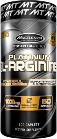 Muscletech Platinum 100% L-Arginine 100 caplets