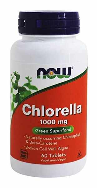 Now Chlorella 1000 mg 60 tab