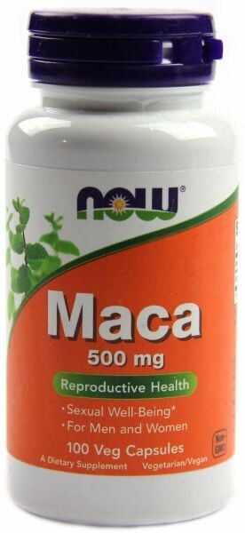 Now Maca 500 mg 100 veg caps