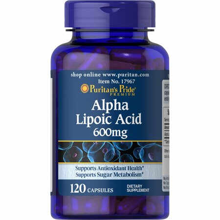 Puritan s Pride Alpha Lipoic Acid 600 mg 120 caps