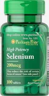 Puritan s Pride Selenium 200 mcg 100 tablete
