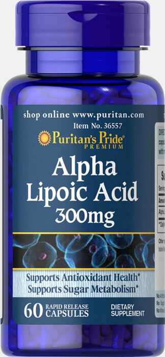 Puritan s Pride Alpha Lipoic Acid 300 mg 60 caps