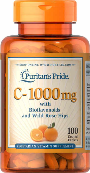 Puritan s Pride C-1000 with Bioflavonoids Rose Hips 100 caplets