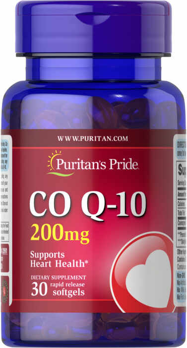 Puritan s Pride CO Q-10 200 mg 30 softgels