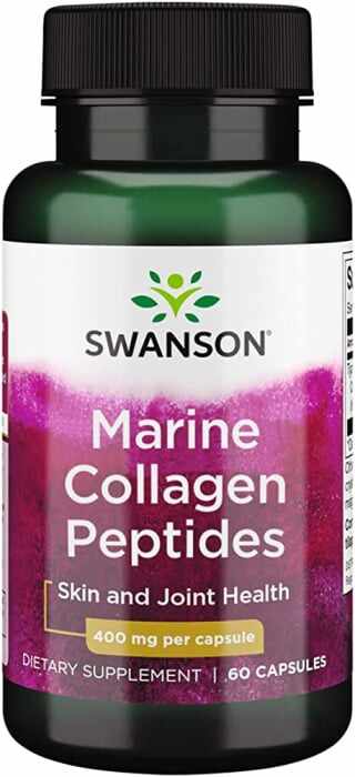 Swanson Marine Collagen Peptides 400 mg 60 caps