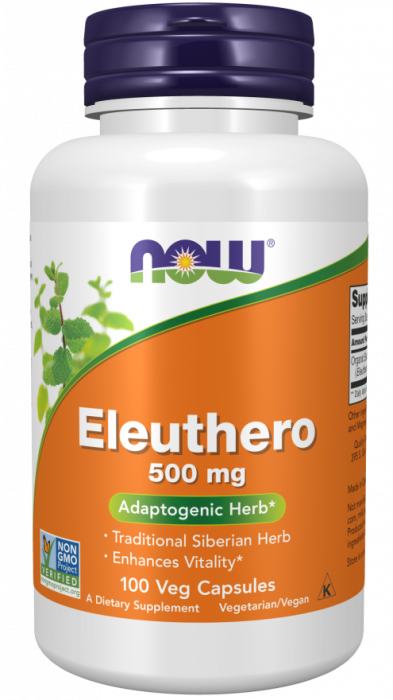 Now Eleuthero 500 mg 100 veg caps