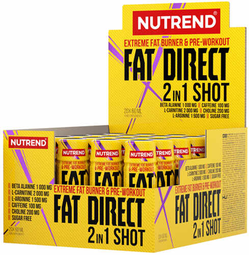 Nutrend Fat Direct 2 in 1 SHOT 20X60 ml