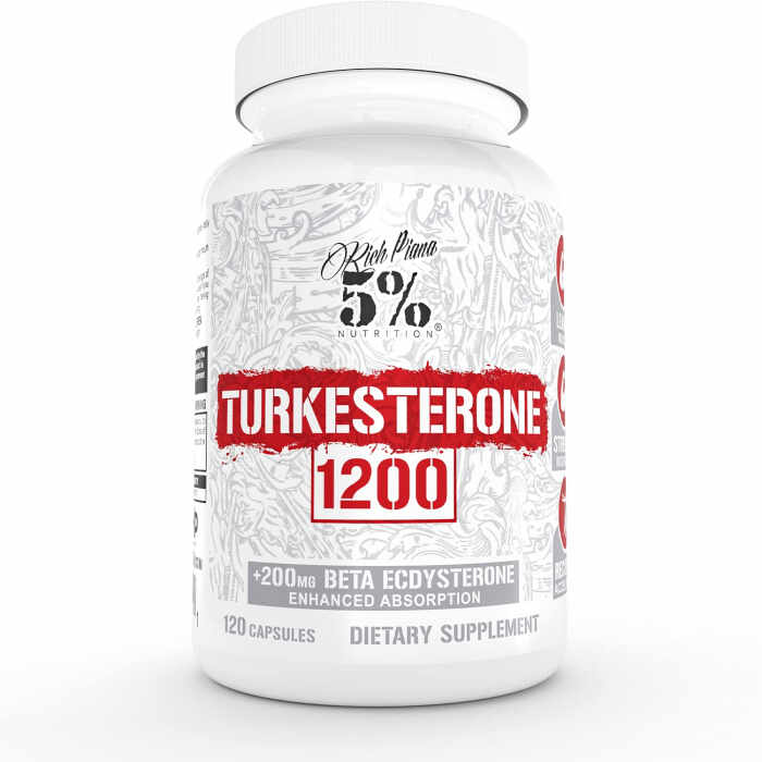 Rich Piana 5% Nutrition Turkesterone 1200 120 Cap