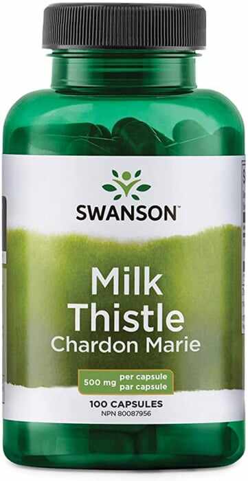 Swanson Full Spectrum Milk Thistle 500mg 100 caps