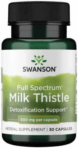 Swanson Full Spectrum Milk Thistle 500mg 30 caps