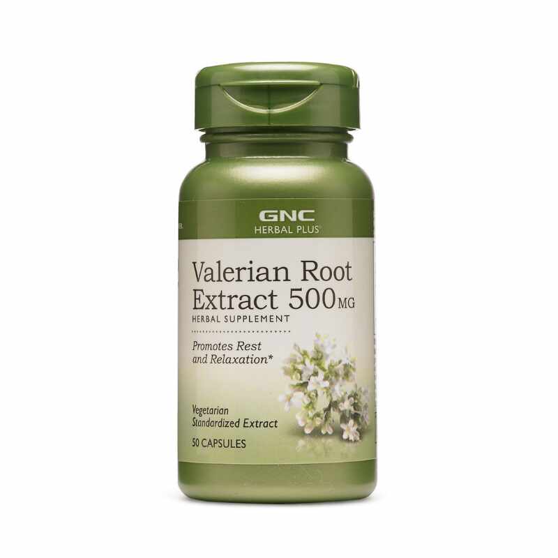 GNC Extract Standardizat din Radacina de Valeriana 500 mg, 50 capsule