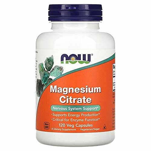 Now Magnesium Citrate 400mg 120 vcaps