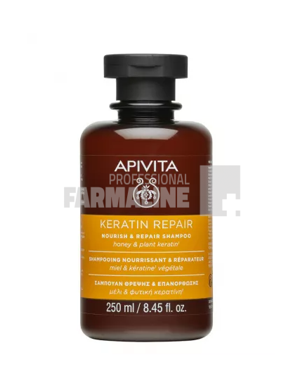 Apivita Hair Sampon reparator cu keratina 250 ml