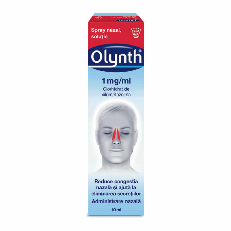 Olynth Spray Nazal, Soluţie, 1 mg/ml, 10 ml, Johnson & Johnson