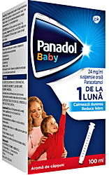 Panadol Baby Suspensie Orala 120 mg/ 5ml - 100 ml