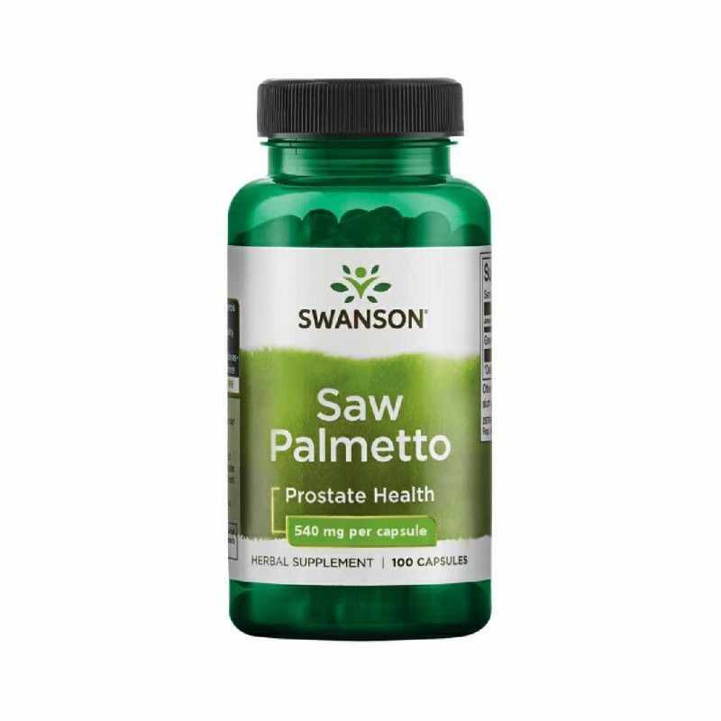 Saw Palmetto 540mg 100 Capsule, Swanson, Prostata tratament