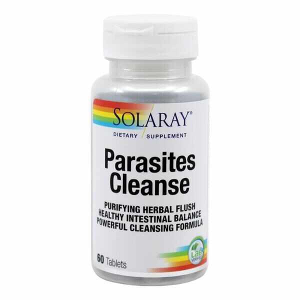 Secom Parasites Cleanse 60 tablete Solaray