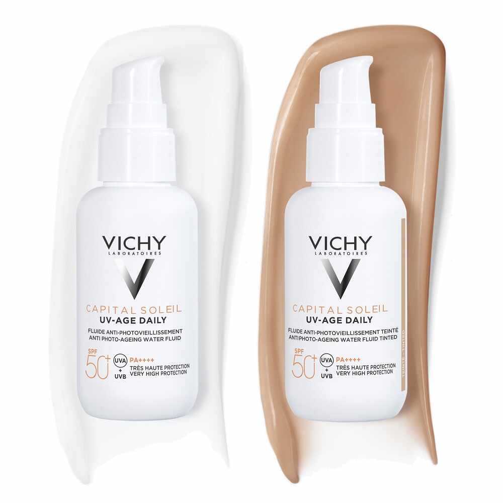 VICHY CAPITAL SOLEIL UV AGE DAILY TINTED SPF50+ FLUID COLORAT 40ML 452100