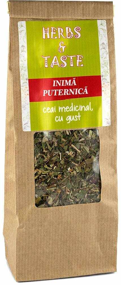 Ceai de plante medicinale Inima puternica, eco-bio, 50 g, Pronat