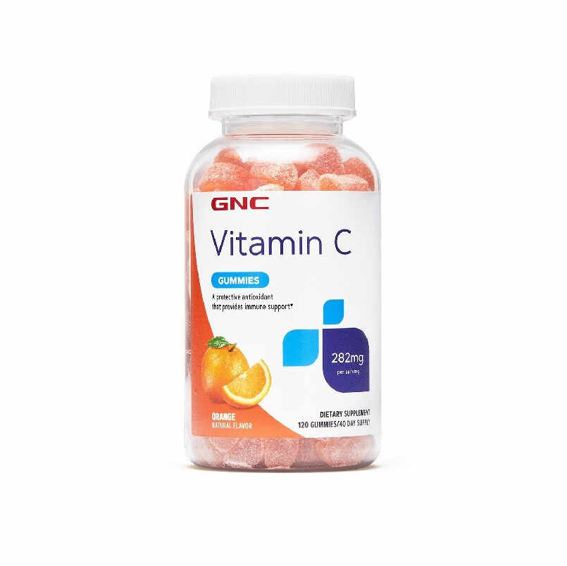 GNC Vitamina C 282mg Aroma Portocale 120 Jeleuri