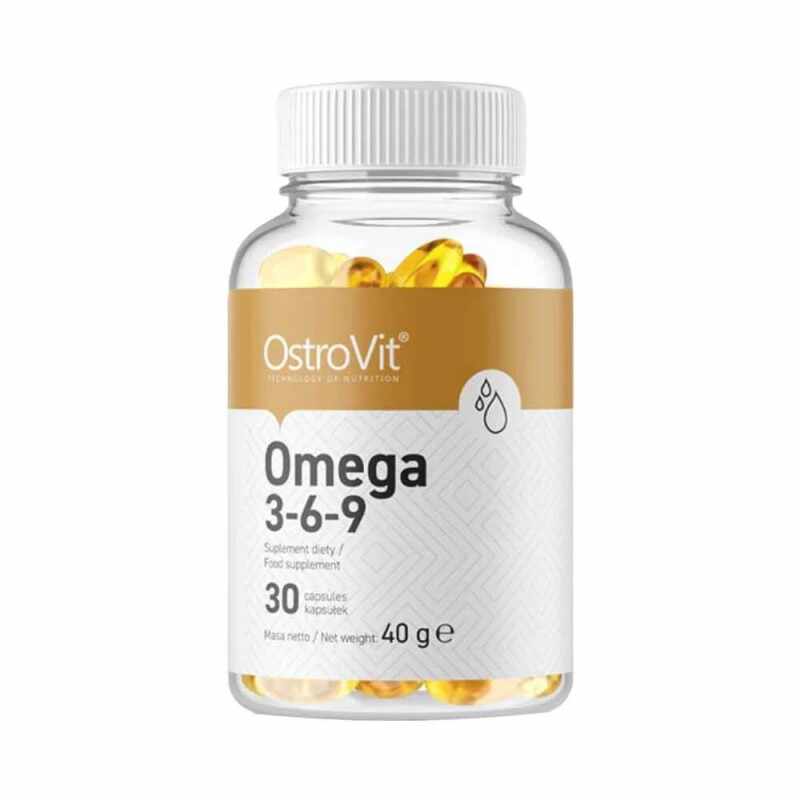 Omega 3-6-9 400mg 30 Capsule moi (Ulei de peste), OstroVit