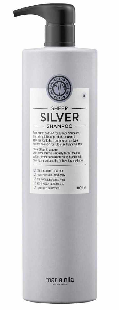 Sampon Sheer Silver, 1000ml, Maria Nila