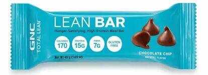 Baton Proteic Total Lean Fibre si fulgi de ciocolata 48g - GNC