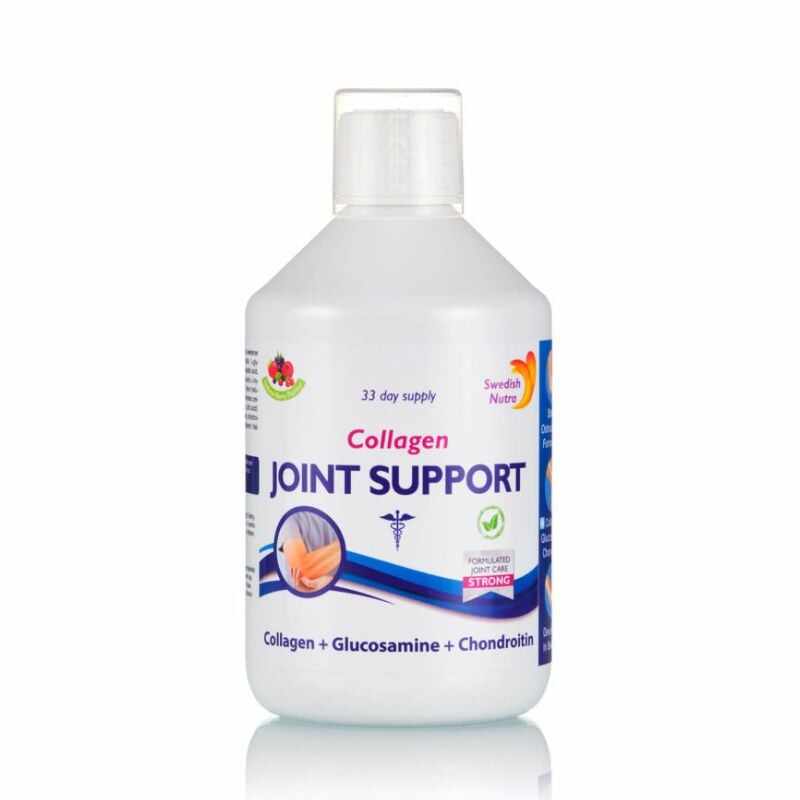 Colagen Lichid Hidrolizat 5000 mg Joint Support, Tip 2, 500 ml, Swedish Nutra