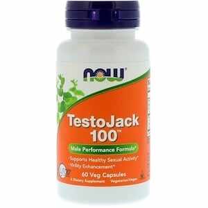 Now TestoJack 100 60 veg caps