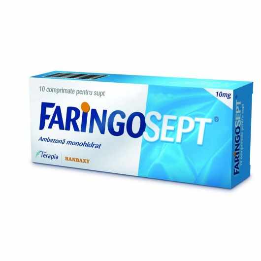 Faringosept 10 mg, 10 comprimate, Terapia