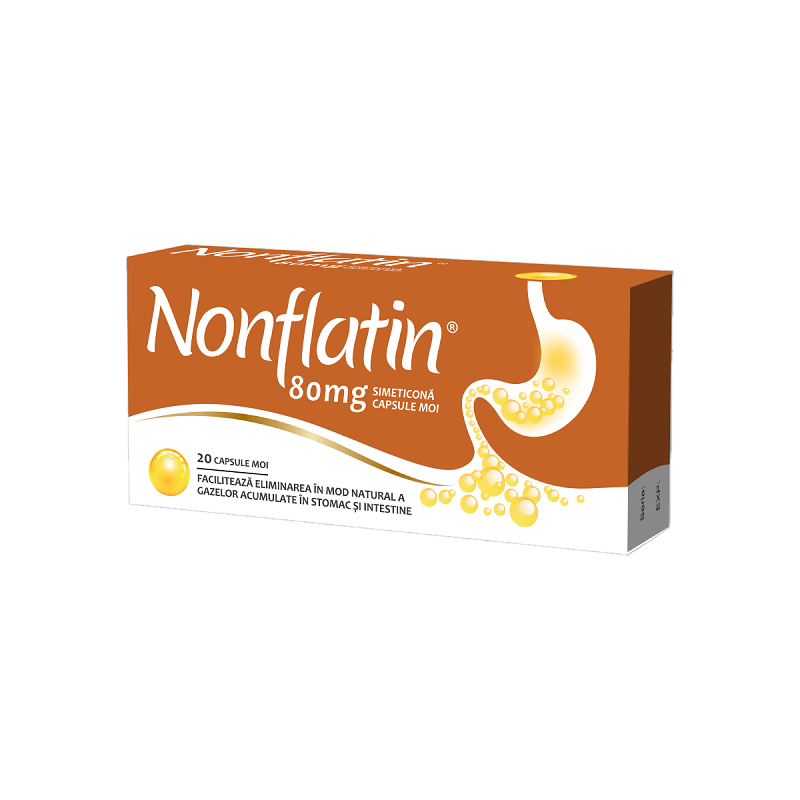 Nonflatin, 80 mg, 20 capsule moi